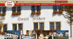 Desktop Screenshot of hotel-anker-saalfeld.de